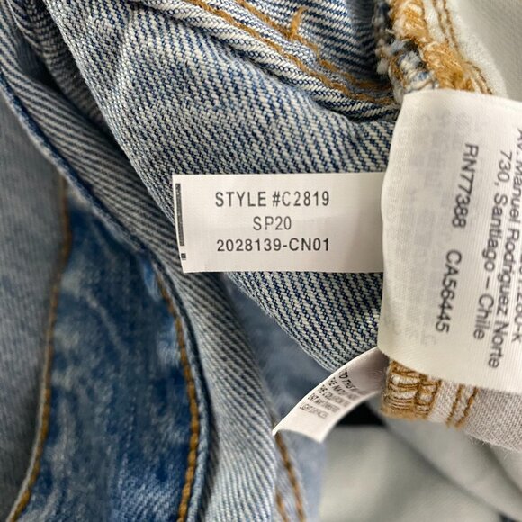 Madewell The Perfect Vintage Jean in Fitzgerald Wash‎ Blue NWT Women's Size 37 - Picture 13 of 13